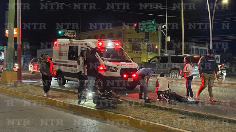 Accidentada noche en Fresnillo deja tres lesionados
