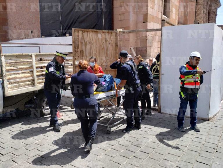 Sufre accidente mientras rehabilita la Catedral