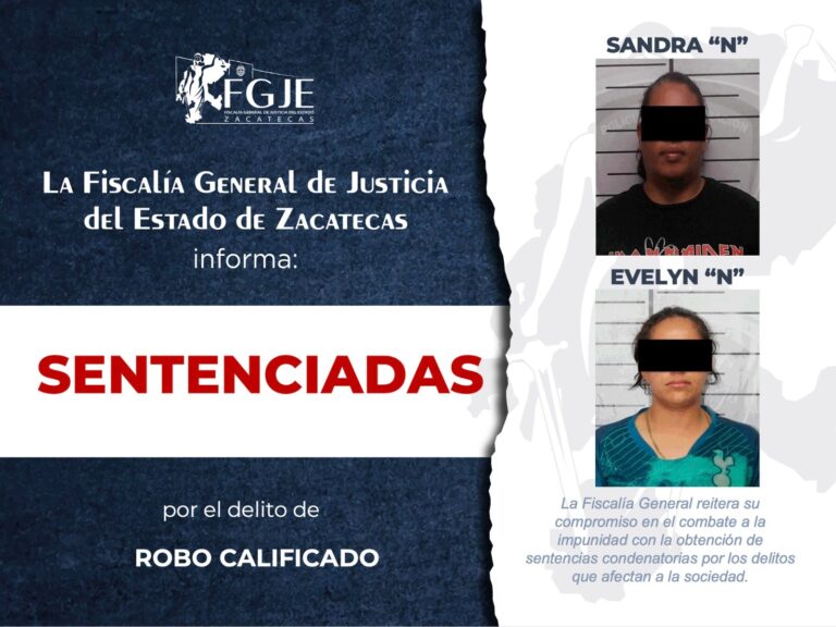 Condenan a dos mujeres por robo calificado