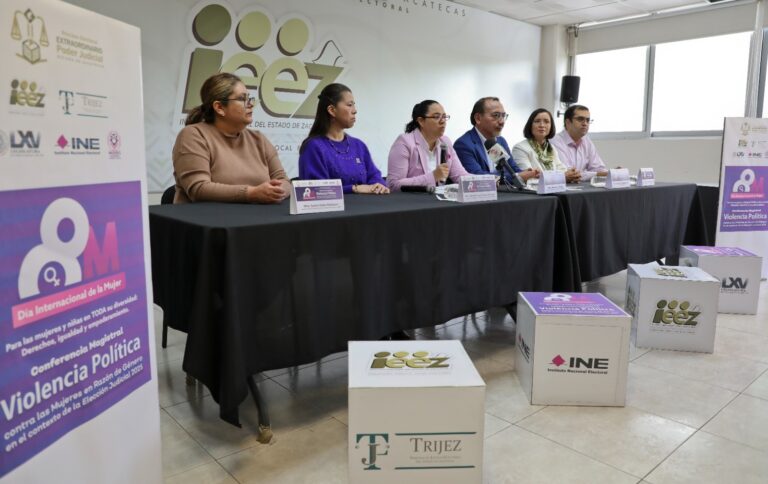 Da a conocer IEEZ programa por el Día Internacional de la Mujer