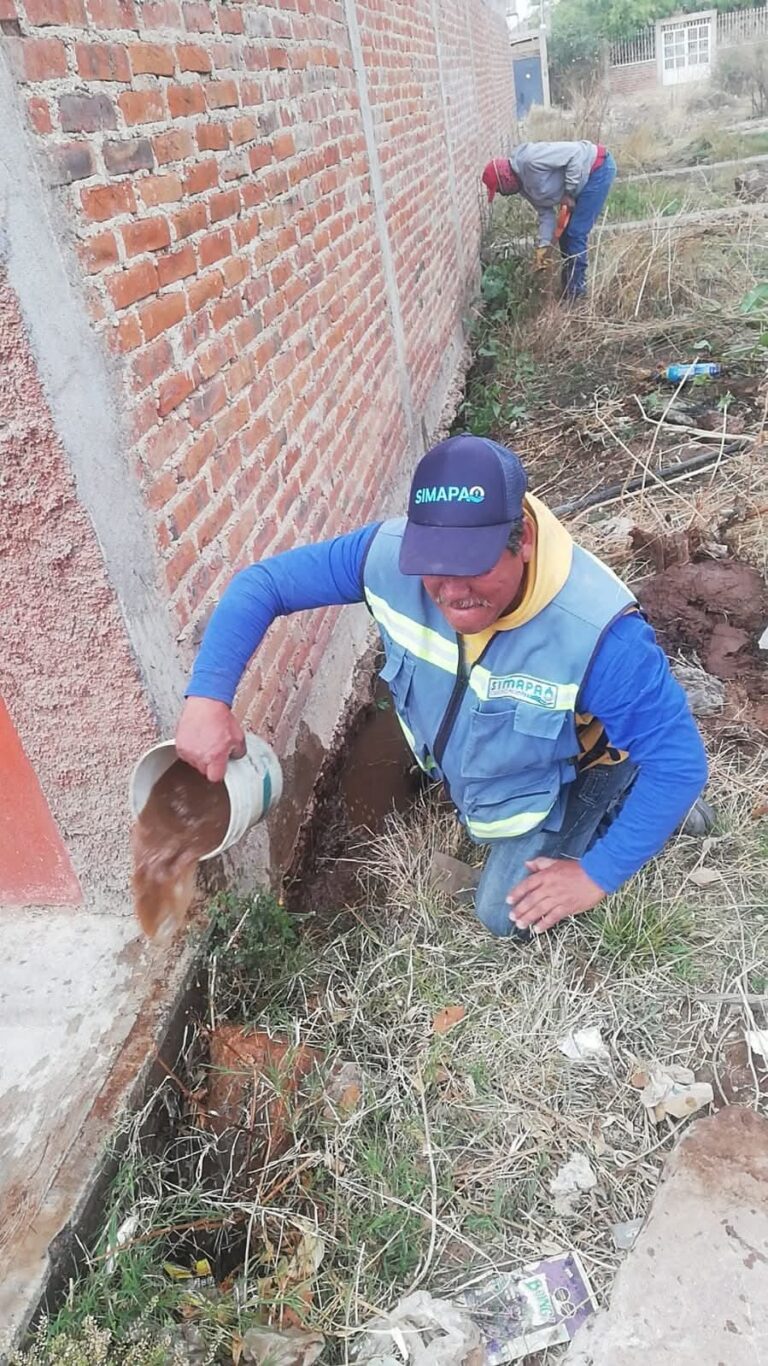 Daña particular red de agua en Ojocaliente