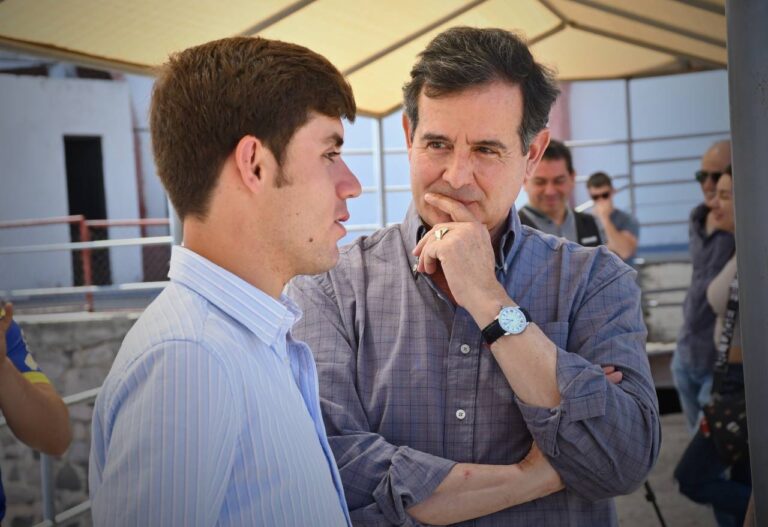 Grato reencuentro entre Guillermo y el toro Venadito