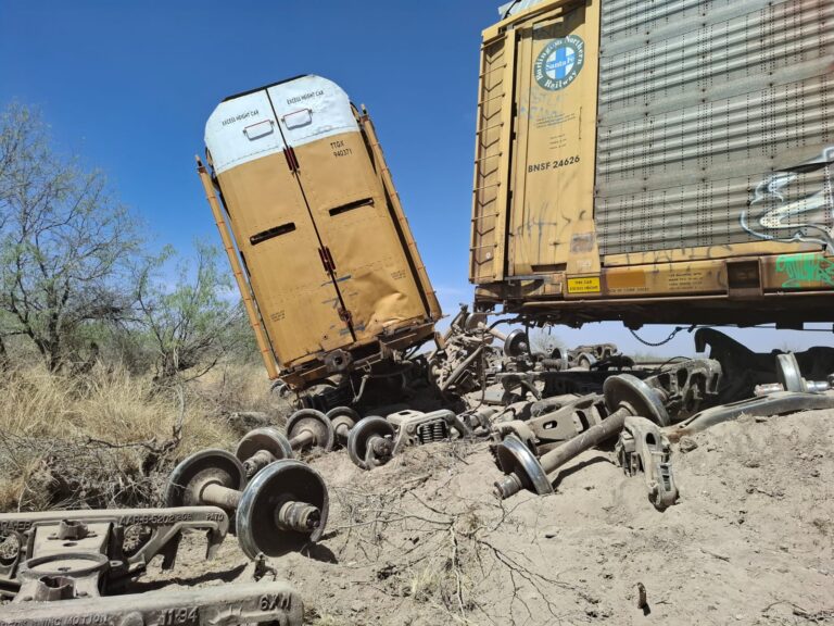 Se descarrila tren en Estación Pacheco; no hay lesionados