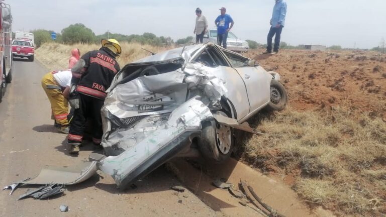 Aparatoso accidente deja una mujer gravemente lesionada