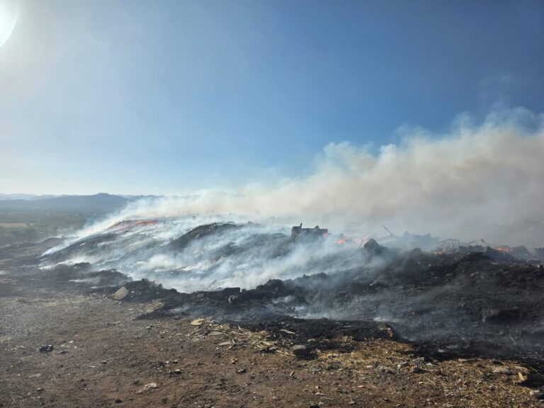 Controlan incendio en basurero de Jerez y El Encino Mocho