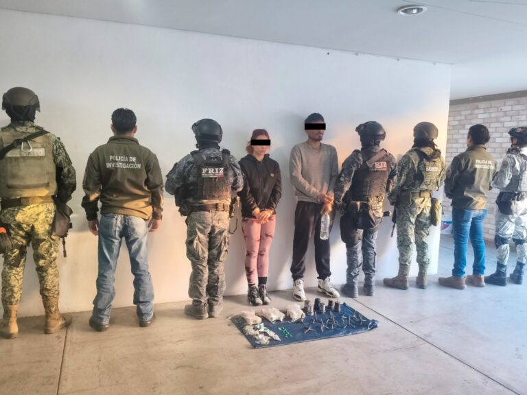 Detienen a dos por posesión de explosivos