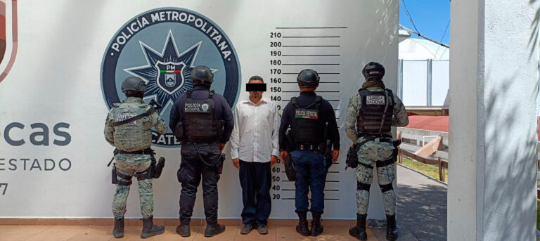 Detienen a hombre en Guadalupe; tenía orden de aprehensión