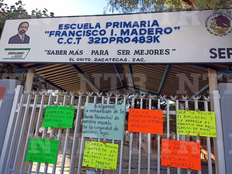 Toman primaria ante colapso de barda