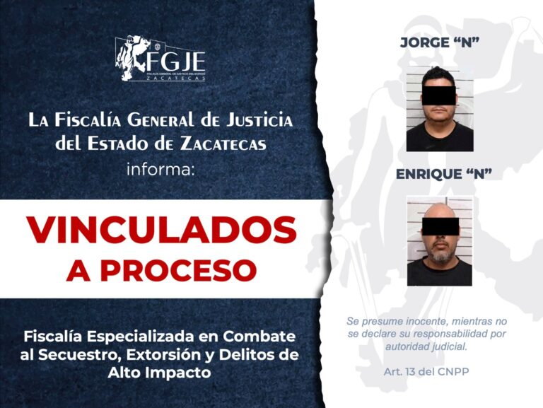 Vinculan a proceso a cuatro personas