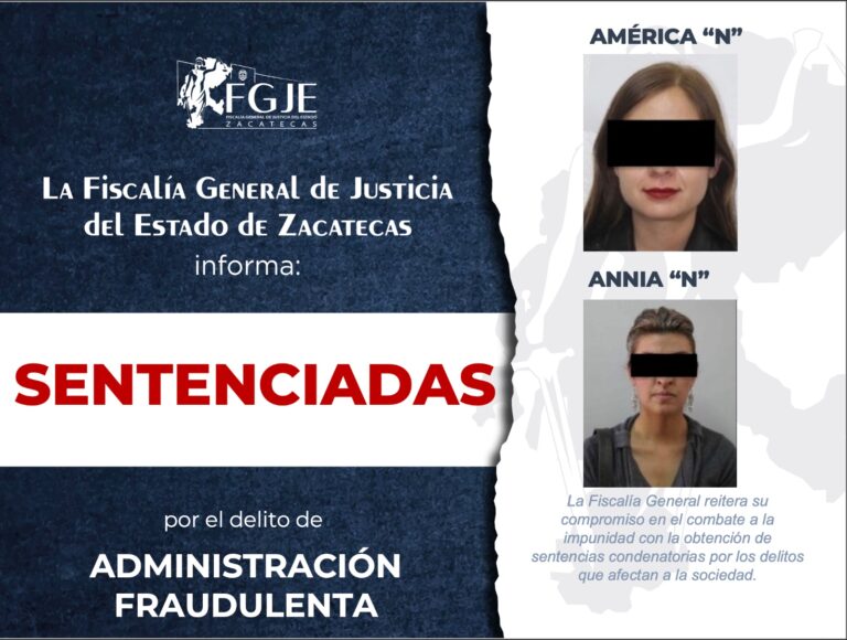 Sentencian a dos mujeres por administración fraudulenta