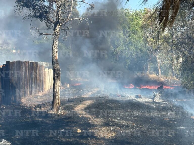 Sofocan incendio en la estación de ferrocarril