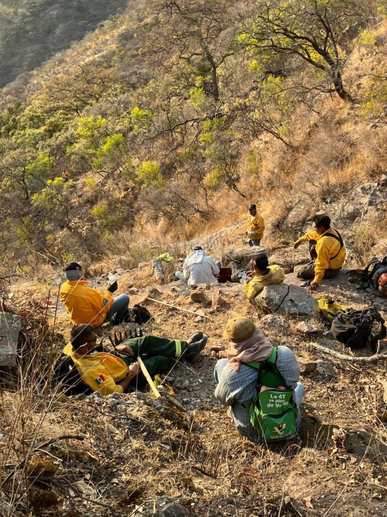Controlan fuego en sierra de Morones en 80 por ciento