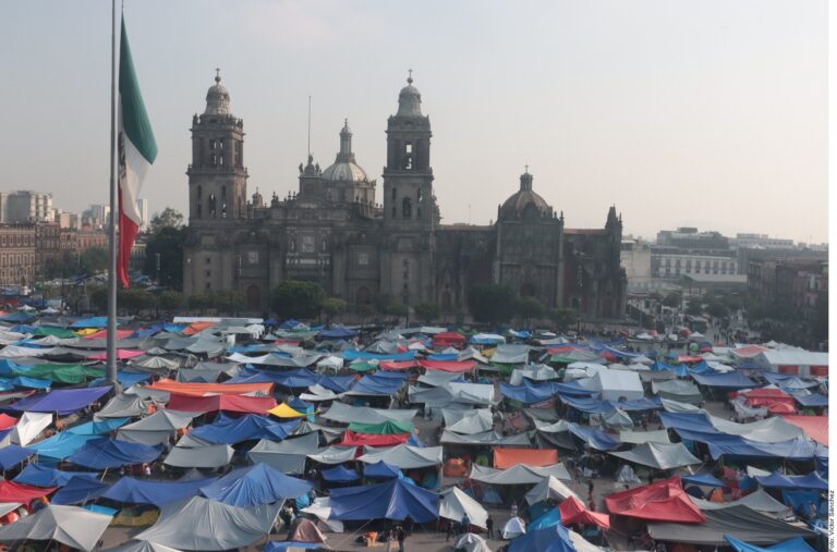 Protesta es pacífica: maestros