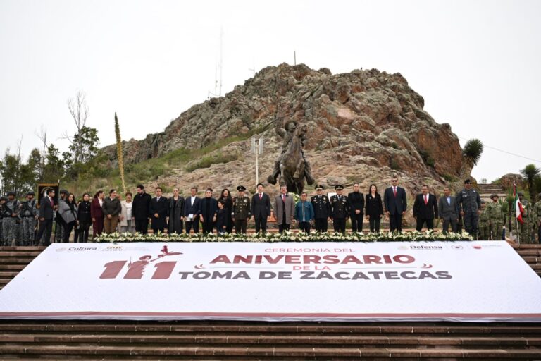 Conmemoran 111 Aniversario de la Toma de Zacatecas