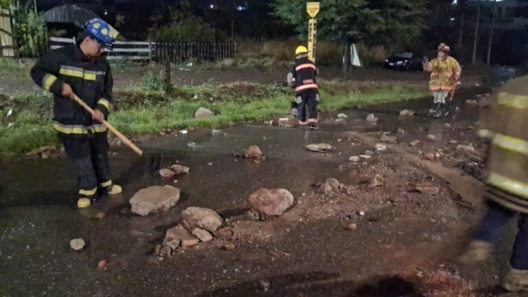 Activan operativo emergente por inundaciones en la capital