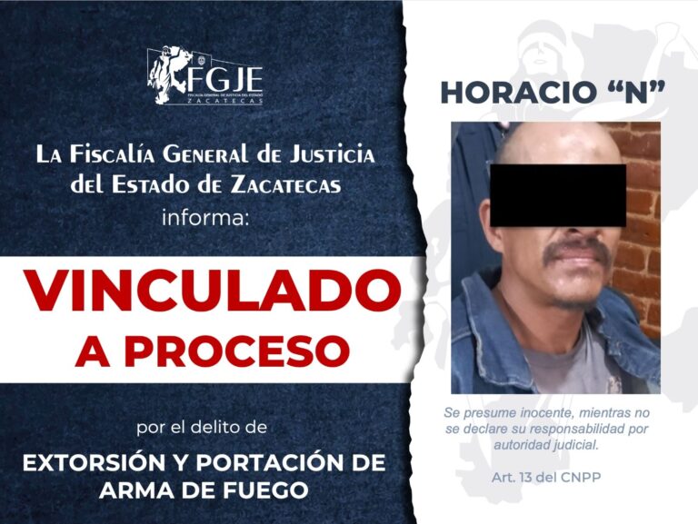 Dan prisión preventiva a extorsionista de Tlaltenango