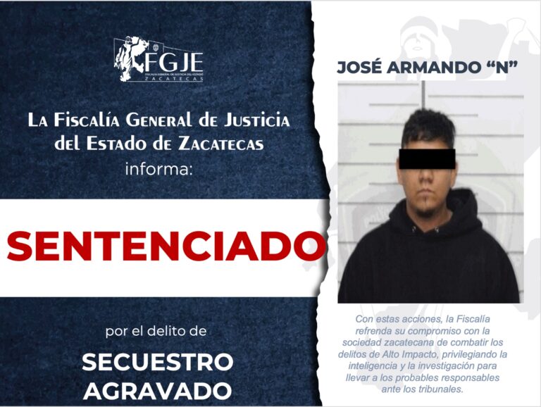 Dan sentencia de 50 años por secuestro agravado