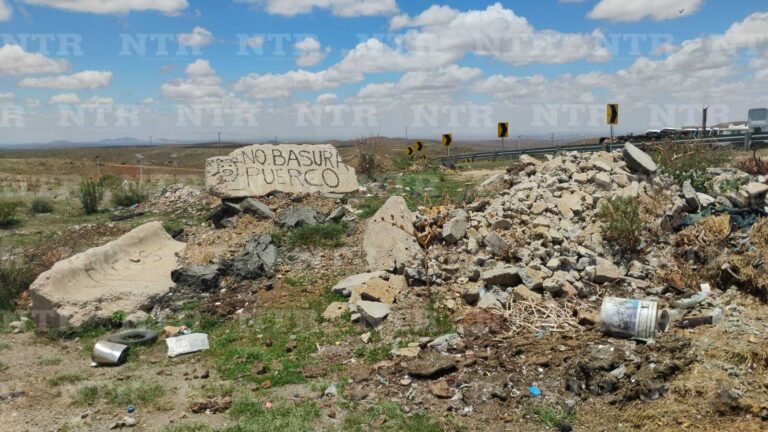 Carretera a Vetagrande se vuelve basurero ilegal