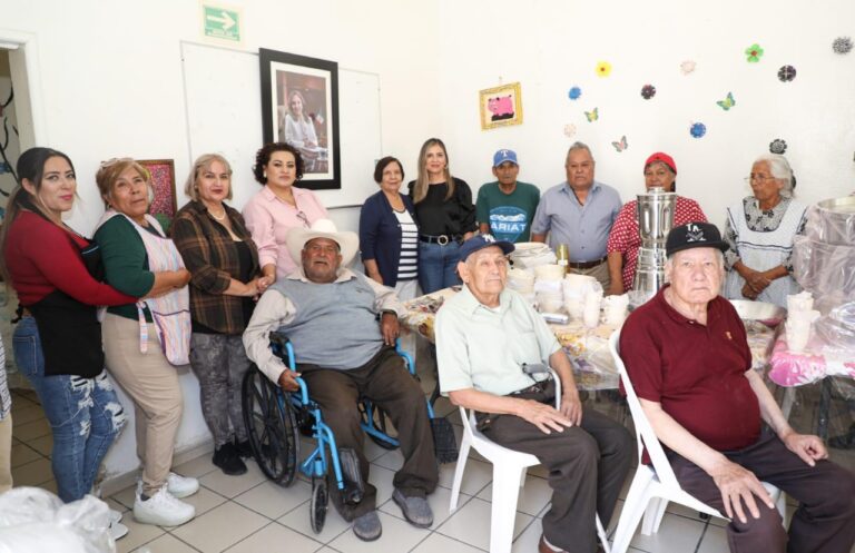 Entregan equipo para comedor de Casa del Abuelo en Luis Moya