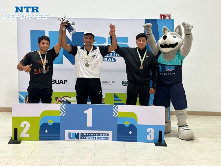 Kaleb Calderon se cuelga el bronce en la Universiada Nacional