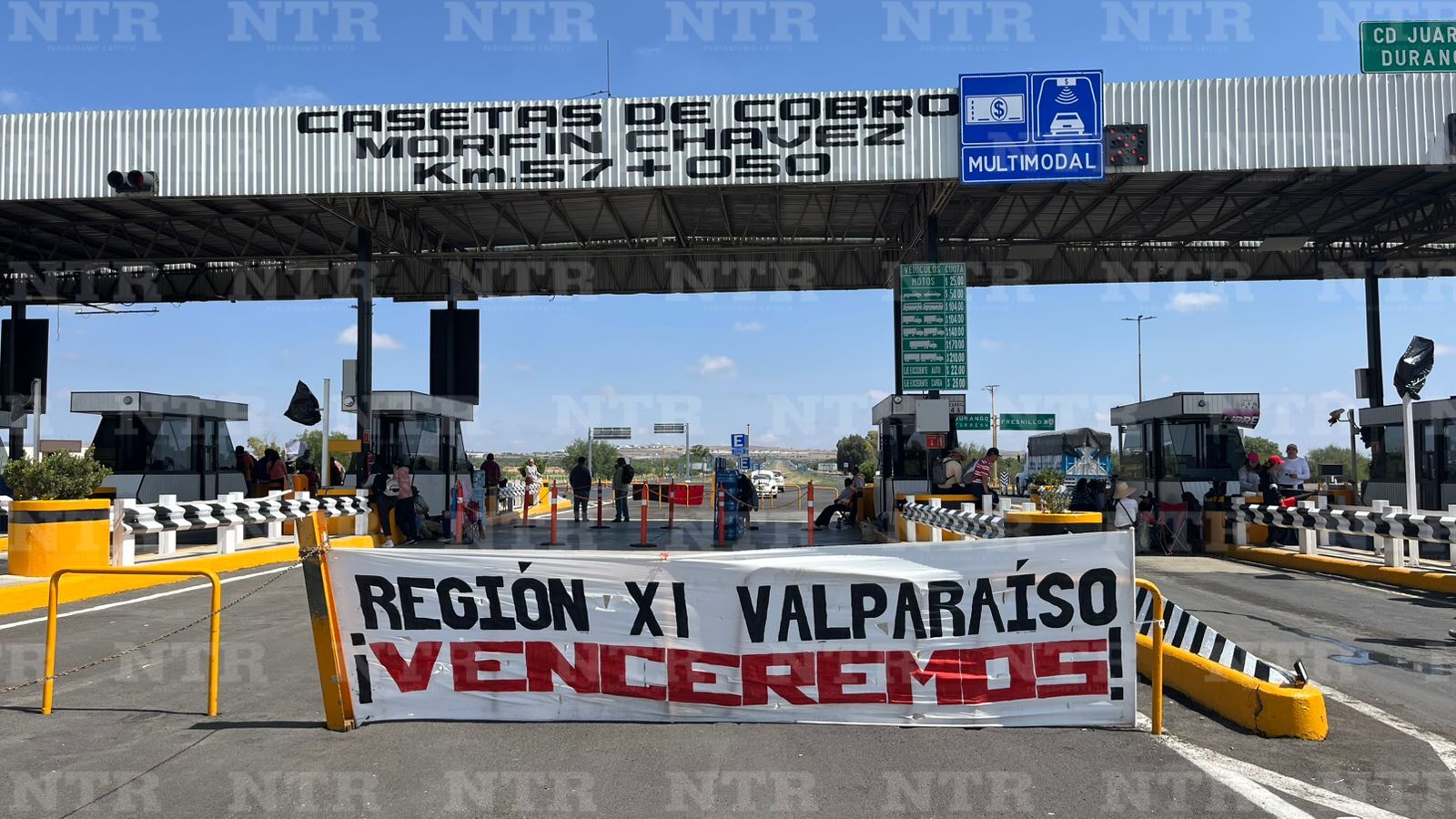 Docentes de Valparaíso toman caseta Morfín Chávez - NTR Zacatecas
