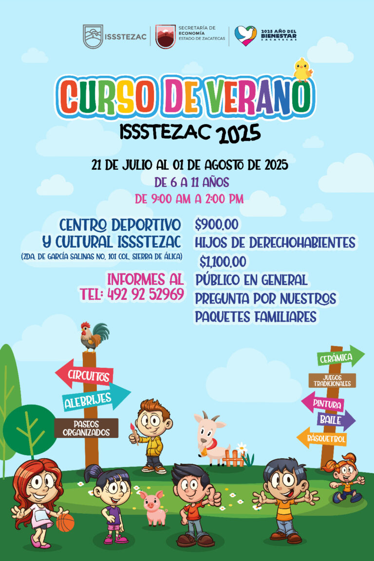 Inician inscripciones a Curso de Verano Issstezac
