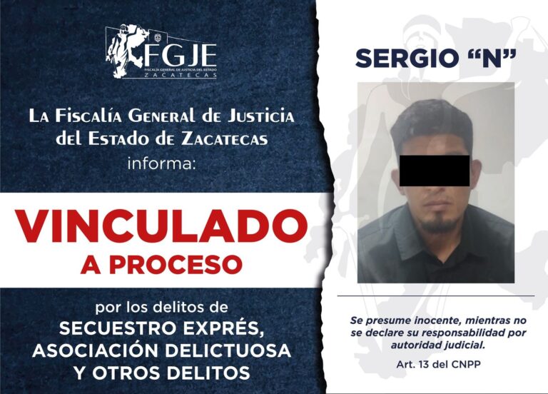 Vinculan a proceso a Sergio por múltiples delitos