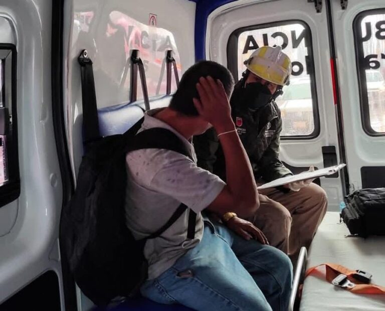 Lo atropellan en pleno Centro Histórico; no tiene lesiones graves