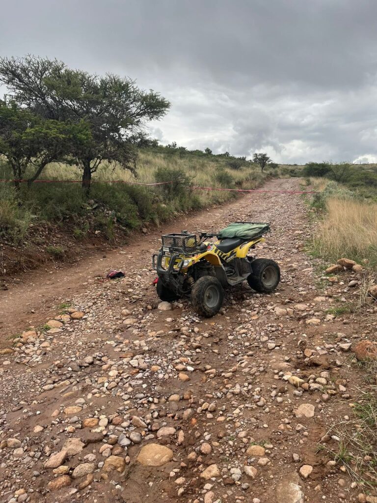 Fallece menor tras caer de cuatrimoto en Sain Alto