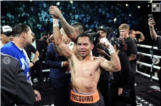 Empató Pacquiao con Barrios en su regreso al ring