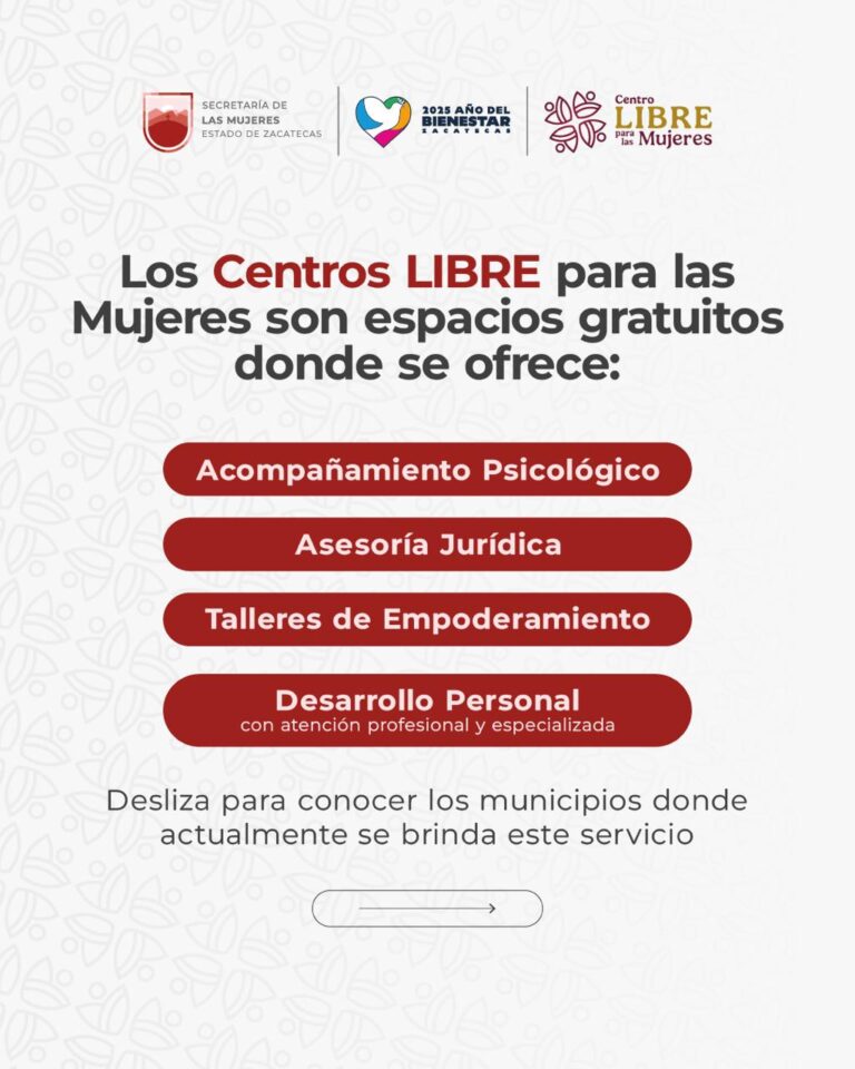 Operan Centros LIBRE en 21 municipios