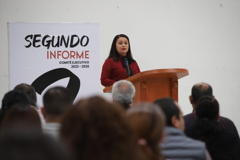 Presenta 2° informe secretaria del SPAUAZ