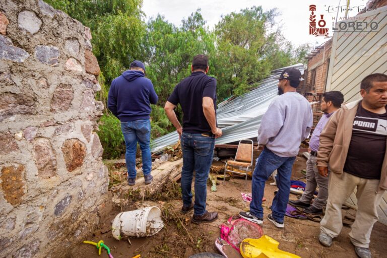Tormenta vecina causa estragos en Loreto
