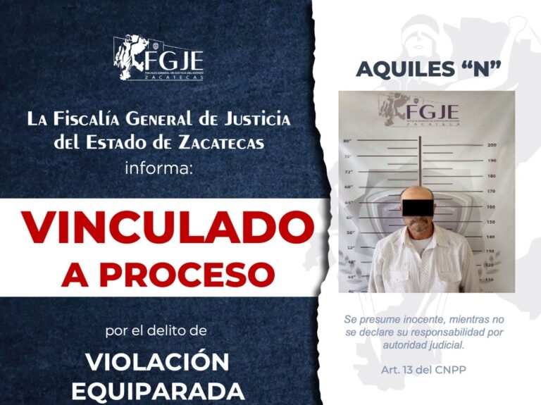 Vinculan a proceso a Aquiles por violación equiparada