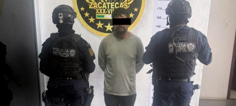 Lo detienen en Fresnillo con probable droga
