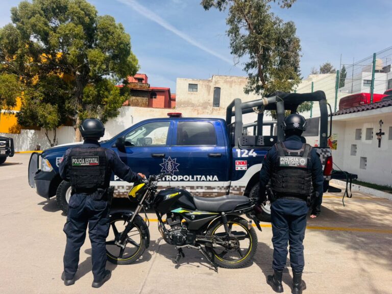 Recuperan moto robada
