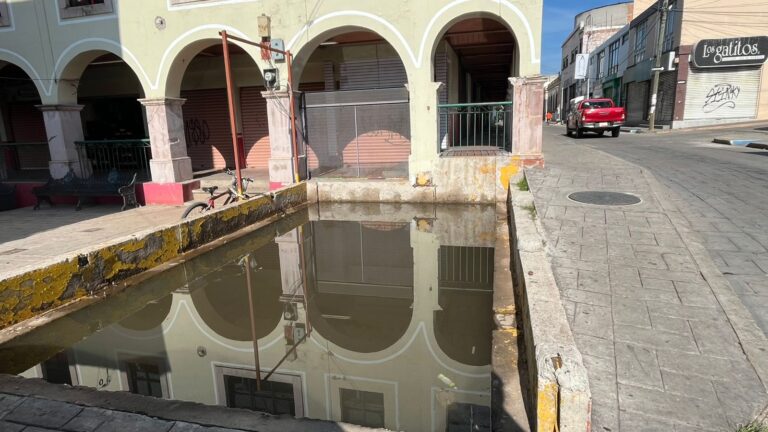 Mercado Hidalgo, otra vez bajo el agua