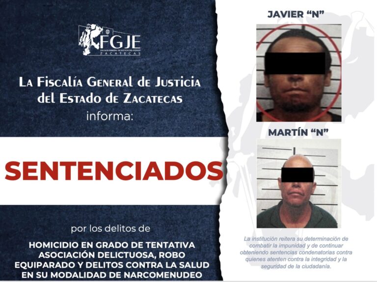 Sentencian a dos por homicidio en grado de tentativa