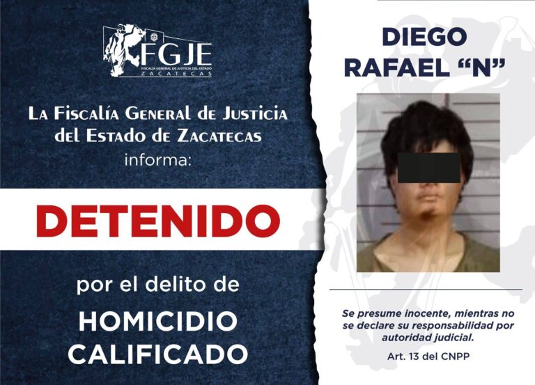 Detienen a presunto implicado en homicidio de Chonito