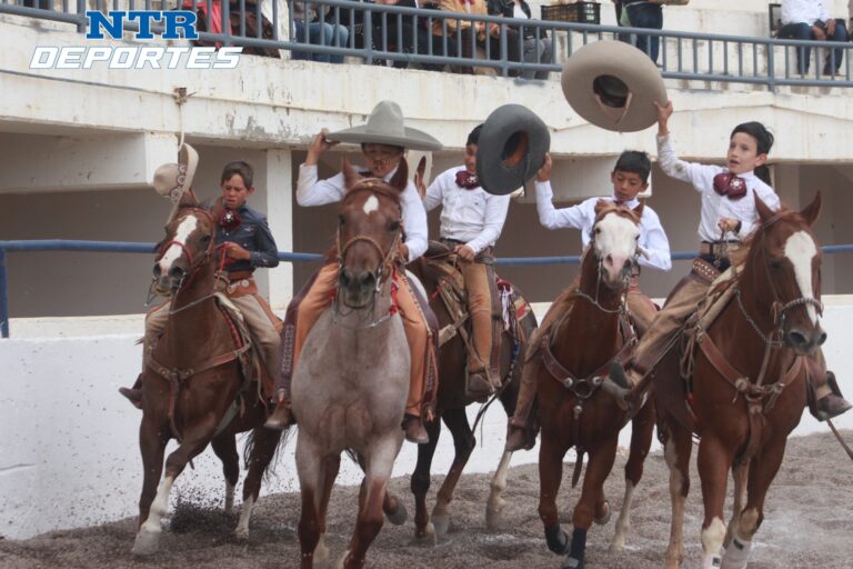 Charros infantiles de Fresnillo demuestran su talento