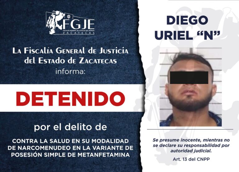 Detiene FGJE a 6 personas