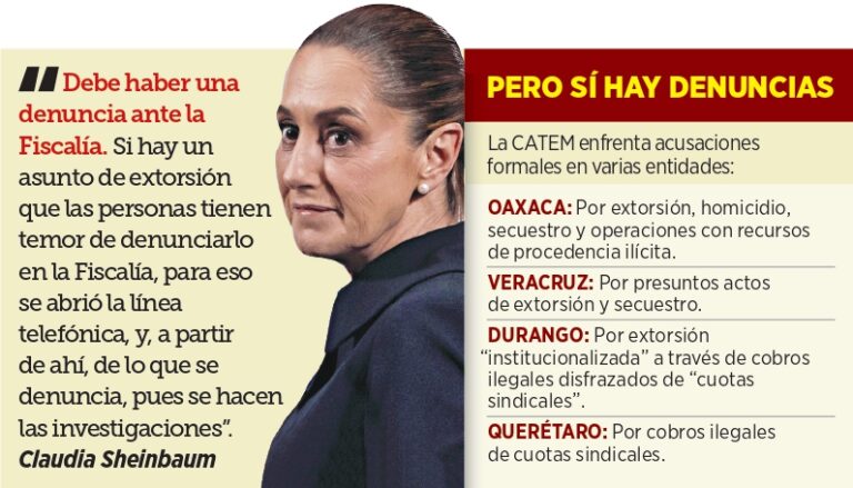 Llueven denuncias a CATEM en el País