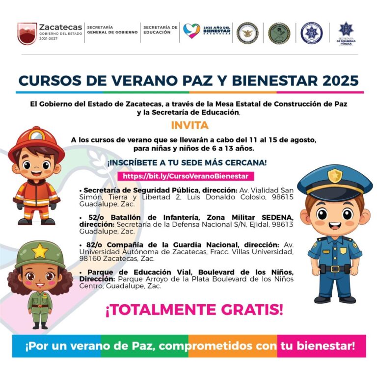 Secretarías realizan cursos de verano