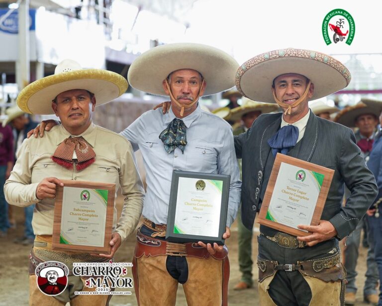 Gustavo Mejía logra subcampeonato nacional de charro mayor