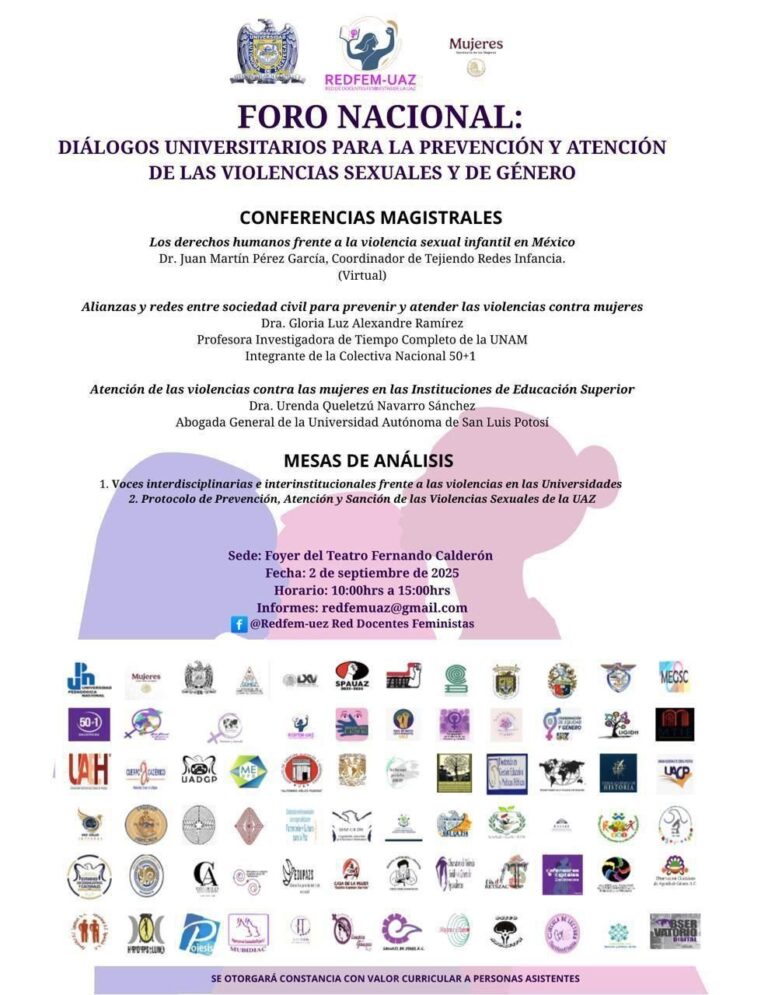 Invitan al foro nacional para la prevención de las violencias