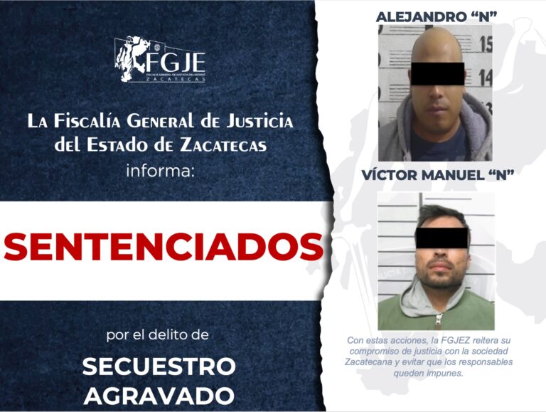 Otorgan 80 años de prisión por secuestro agravado