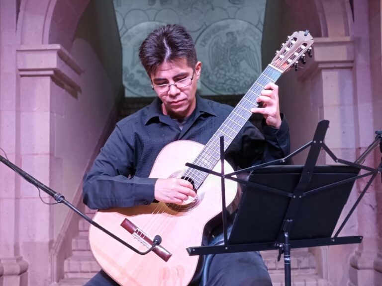 Realizan concierto de guitarra en el Museo Zacatecano