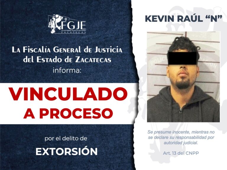 Vinculan a proceso a extorsionador