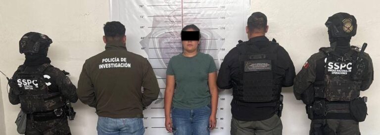 Detienen FGJE y SSPC a una mujer por privación de la libertad