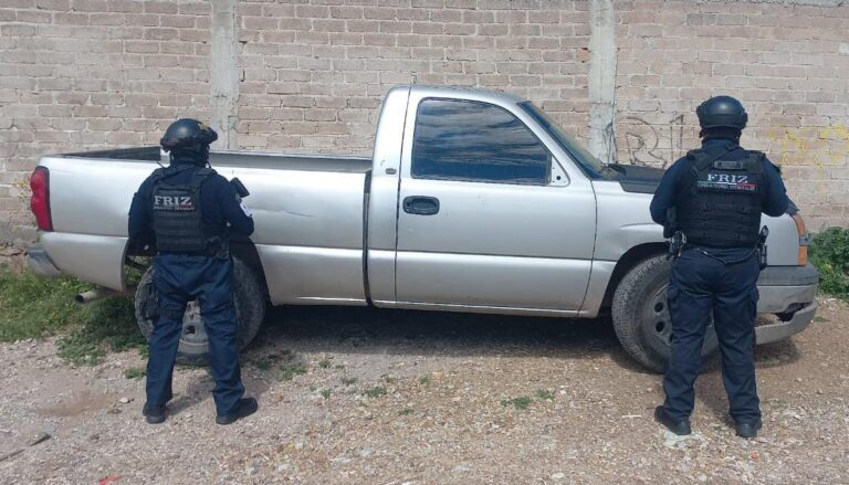 Aseguran en Fresnillo camioneta con reporte de robo